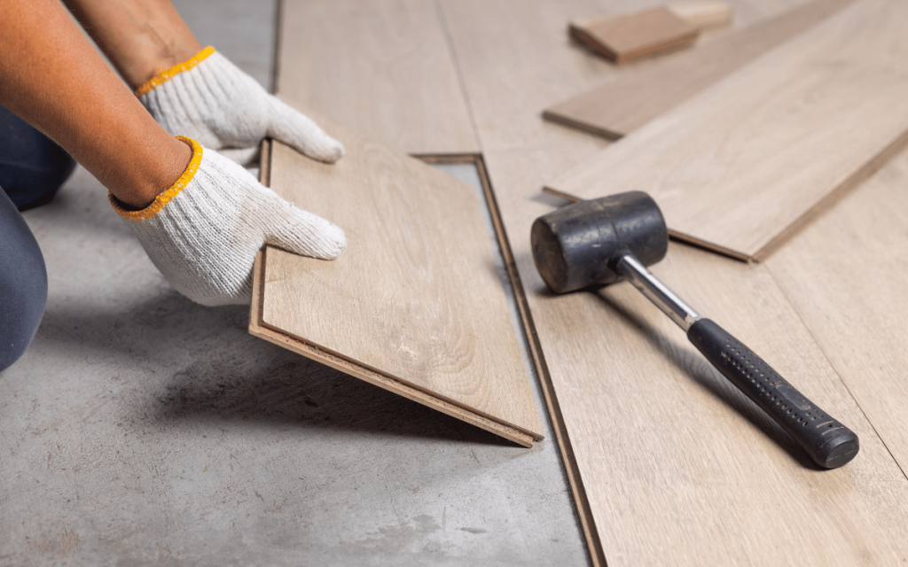 reformas integrales en Sabadell con suelo de parquet instalado