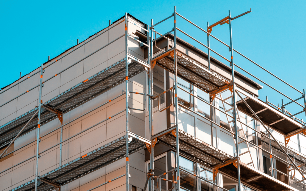 rehabilitación de fachadas en edificio residencial
