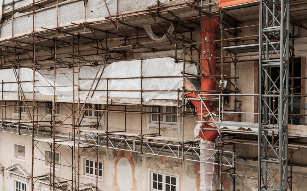limpieza exterior en rehabilitación de fachadas